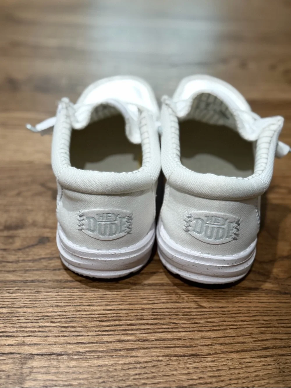 Men’s White Hey Dude Shoes